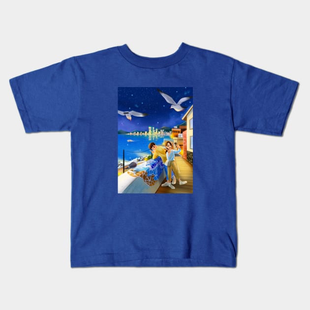 Let's take a photo Kids T-Shirt by Gyong_D